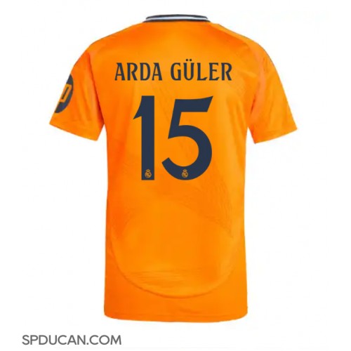 Muški Nogometni Dres Real Madrid Arda Guler #15 Gostujuci 2024-25 Kratak Rukav